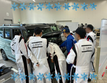 【スズキの先輩社員のエーミングの実習】の様子と１２月の会社説明会のご案内☆